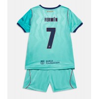 Barcelona Fermin Lopez #7 Kolmas Peliasu Lasten 2026-27 Lyhythihainen (+ Lyhyet housut)
